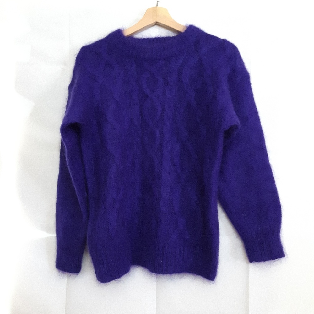 Mohair woman's Crystal sportswear sweater